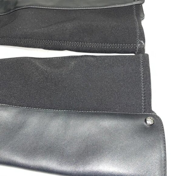 Gotham Knee-High Boot by Stuart Weitzman at THE MILE NEW STUART WEITZMAN Stuart Weitzman Gotham Leather Knee-High Boots Size 8B Black